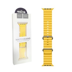 Hoco Double Buckle Silicone Bracelet for iWatch WA12 Original Series Marine (38/40/41mm) Yellow Hoco Double Buckle Silicone Bracelet for iWatch WA12 Original Series Marine (38/40/41mm) Yellow